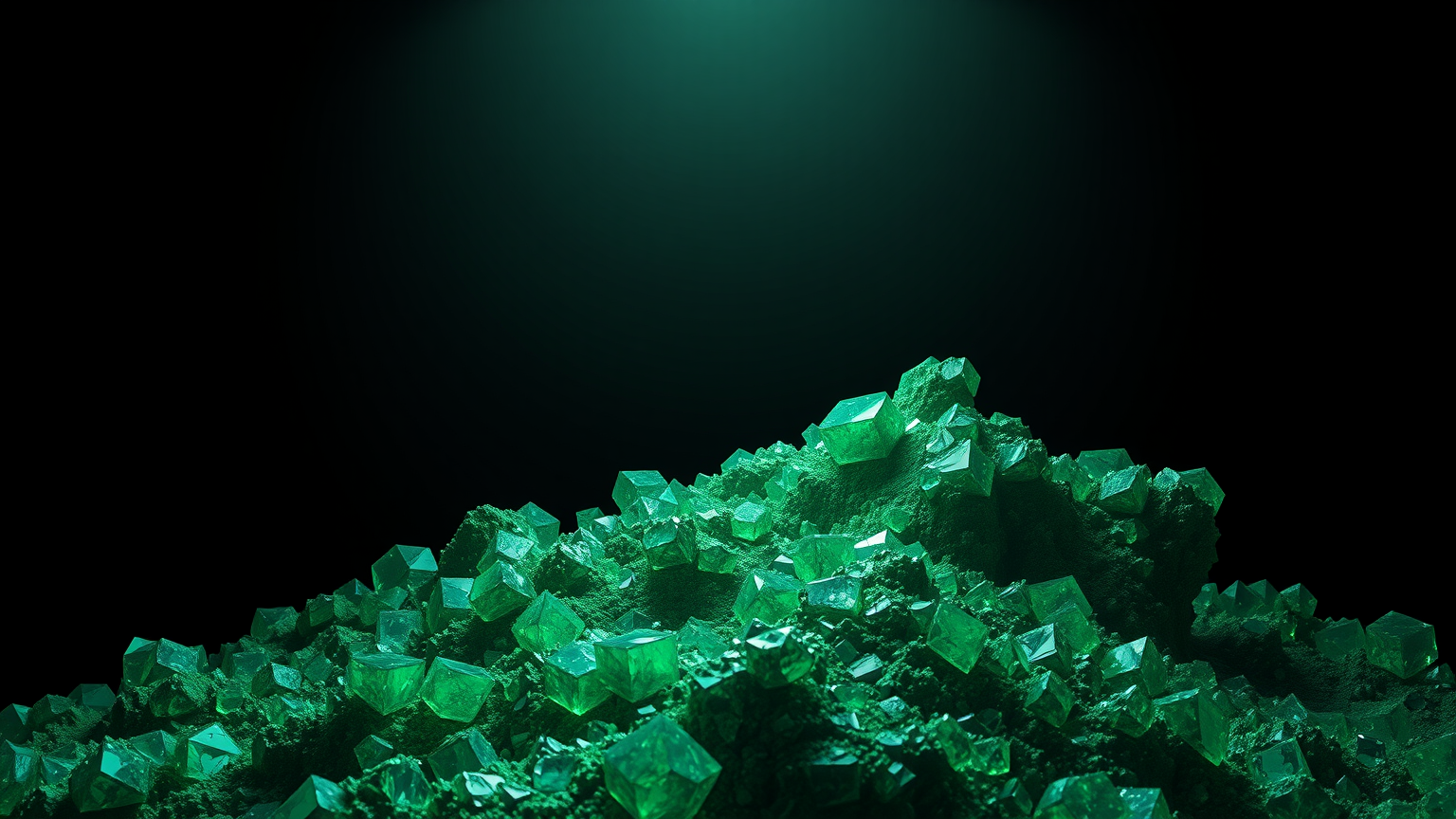 Emerald Void Corruption - representing digital decay